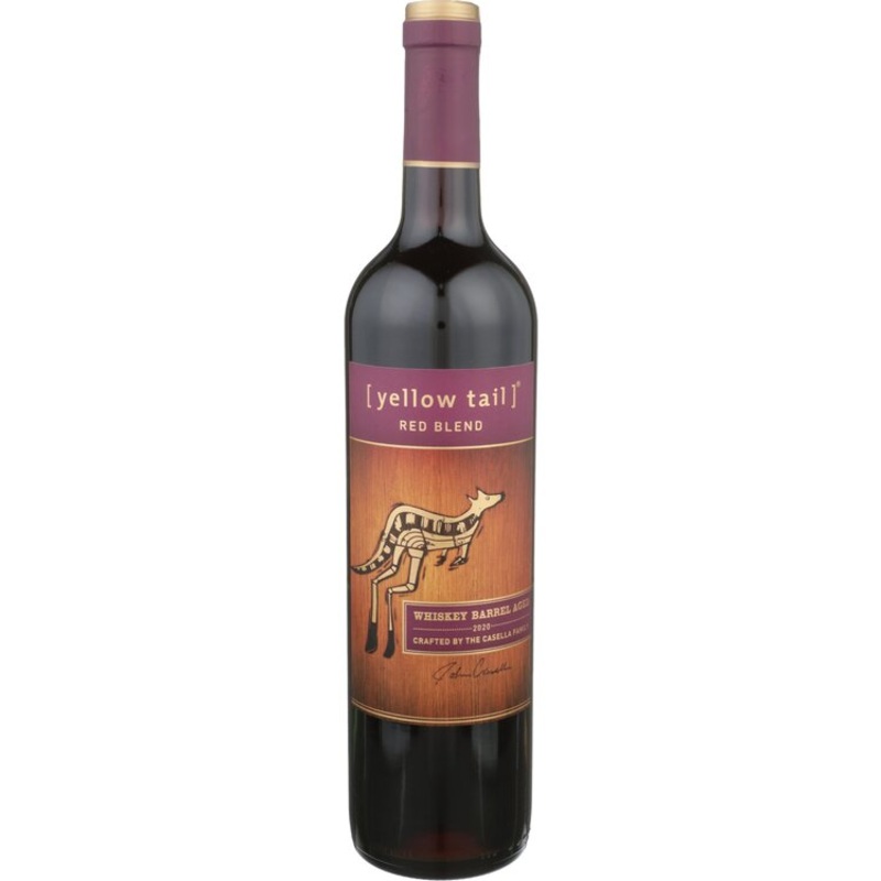YELLOW TAIL RED BLEND WHISKEY BARREL AGED SOUTH EASTERN AUSTRALIA 750ML 750ML