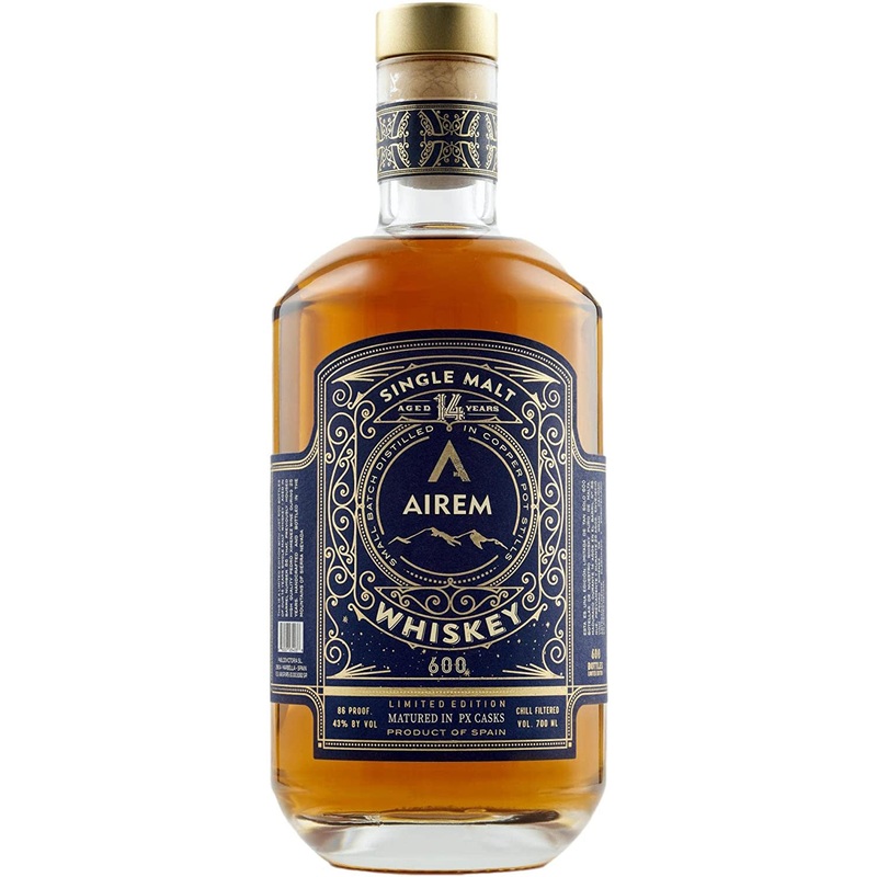 Airem Single Malt Whisky Matured In Px Casks 14 Yr 86 750ML 750ML