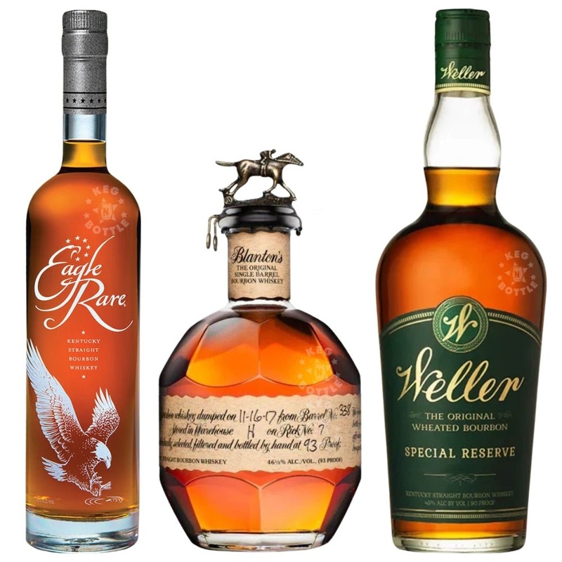 Blantons, Eagle Rare, & W.L. Weller Special Reserve Bourbon Collection (750 ml Each)