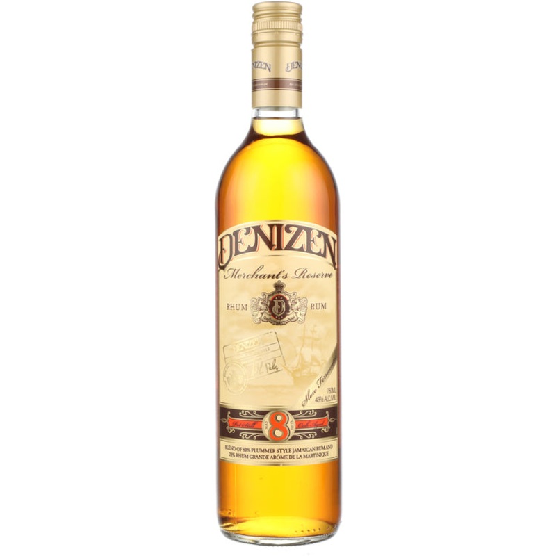 DENIZEN AGED RUM MERCHANT’S RESERVE 8 YR 86 750ML 750ML