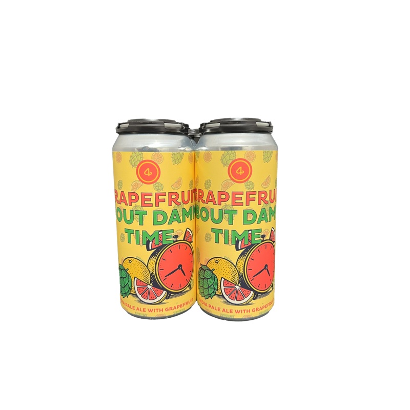 4 Noses Grapefruit ‘Bout Damn Time IPA 4 Pack Cans