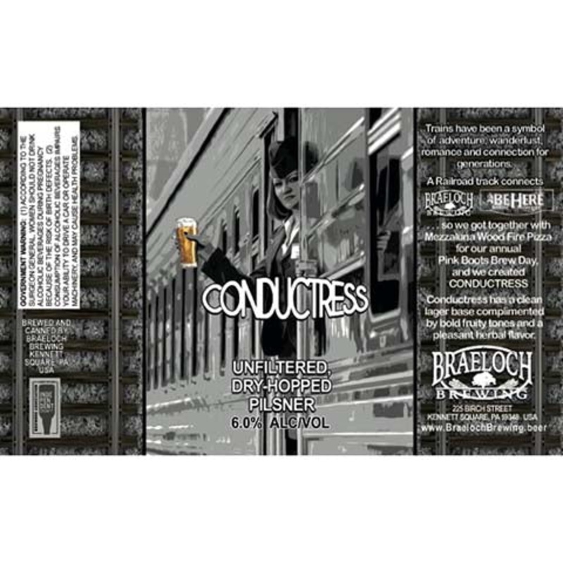 Braeloch Conductress Pilsner 16OZ SINGLE CAN