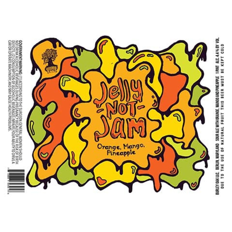 Burley Oak Jelly Not Jam Sour Ale (Orange, Mango, Pineapple) 16OZ SINGLE CAN