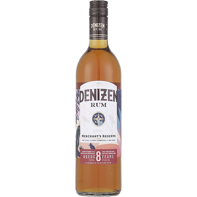 DENIZEN AGED RUM SMALL BATCH MERCHANT’S RESERVE 8 YR 86 750ML 750ML