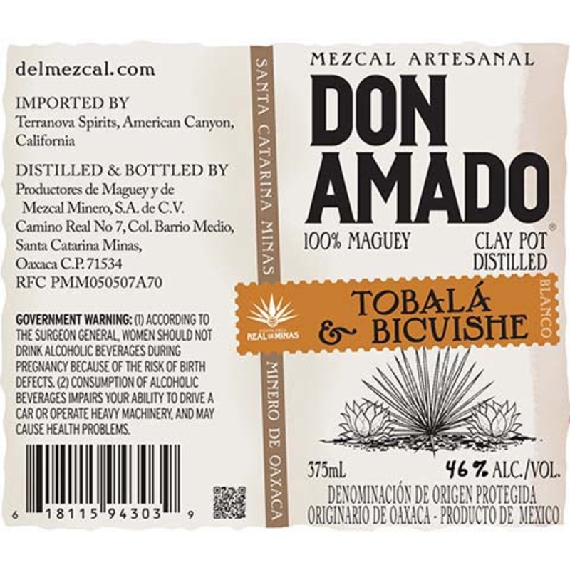 Don Amado Tobala & Bicuishe 750ML BTL