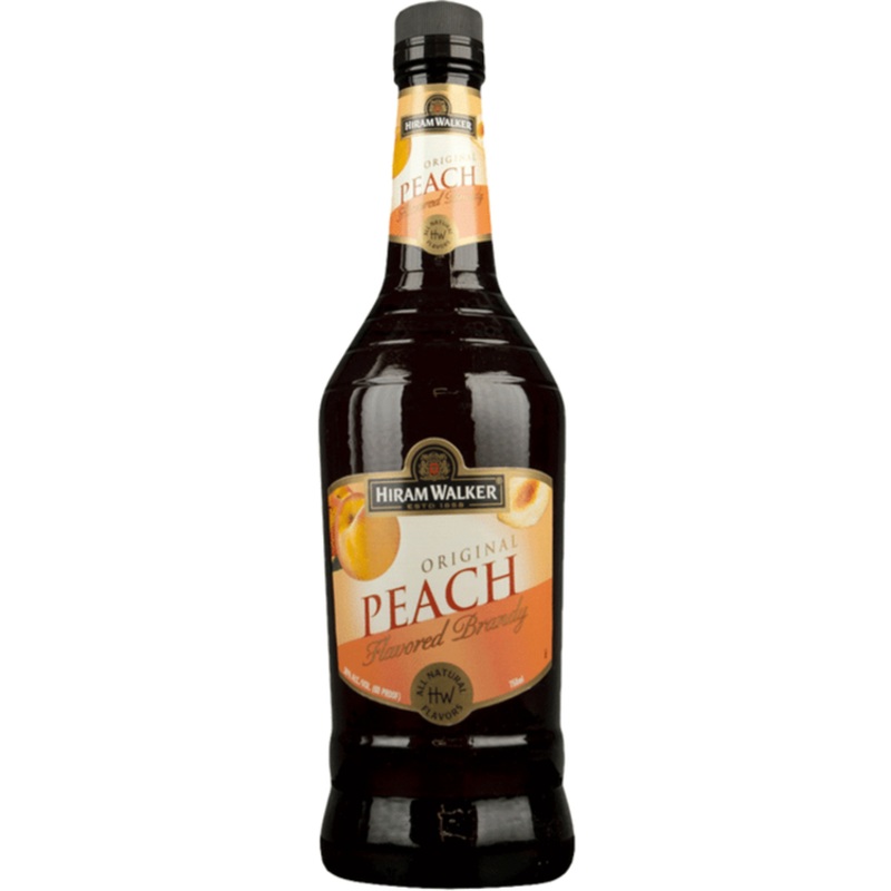 HIRAM WALKER PEACH FLAVORED BRANDY 60 750ML 750ML