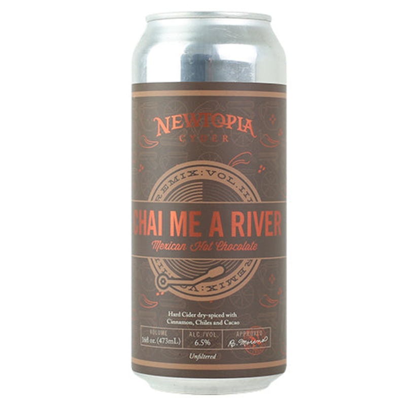 Newtopia Chai Me A River Mexican Hot Chocolate Cider 16OZ SINGLE CAN