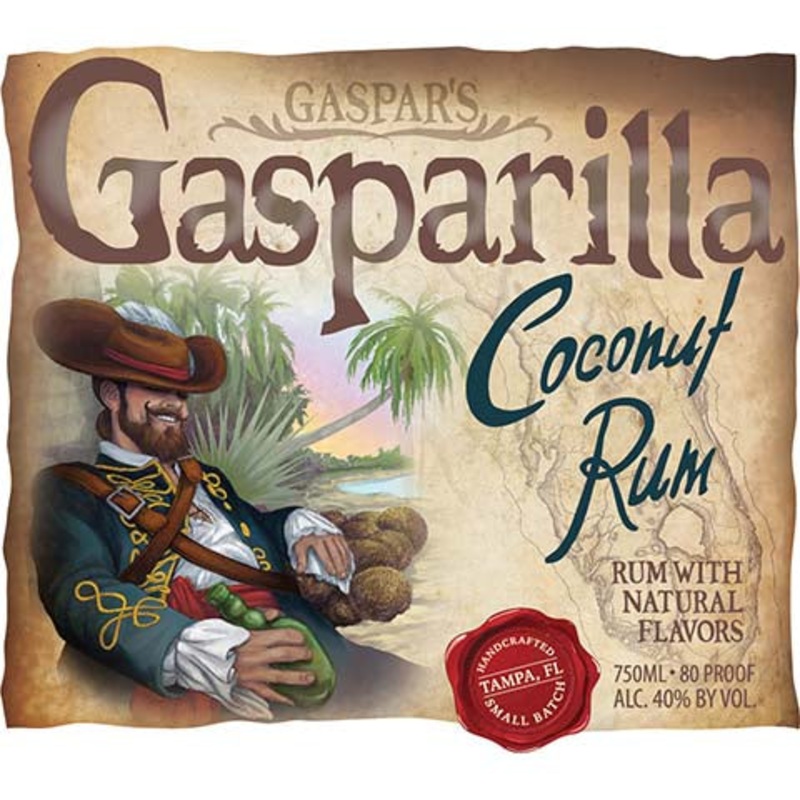 Tampa Bay Gaspar’s Gasparilla Coconut Rum 750ML BTL