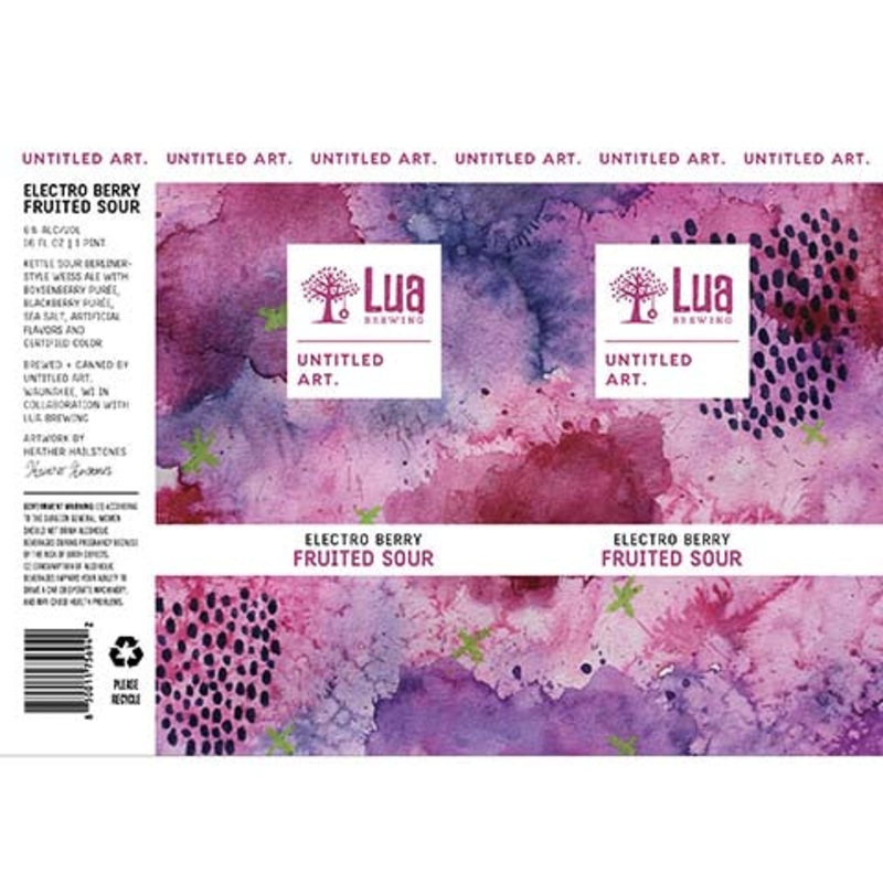 Untitled Art Electro Berry Fruited Sour 16OZ SINGLE CAN