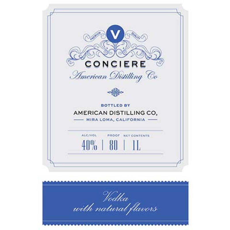 American Distilling Conciere Vodka 1L BTL