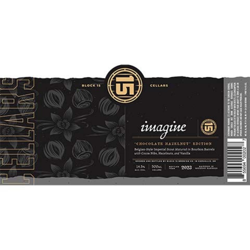 Block 15 Imagine Chocolate Hazelnut Imperial Stout 500ML SINGLE BTL