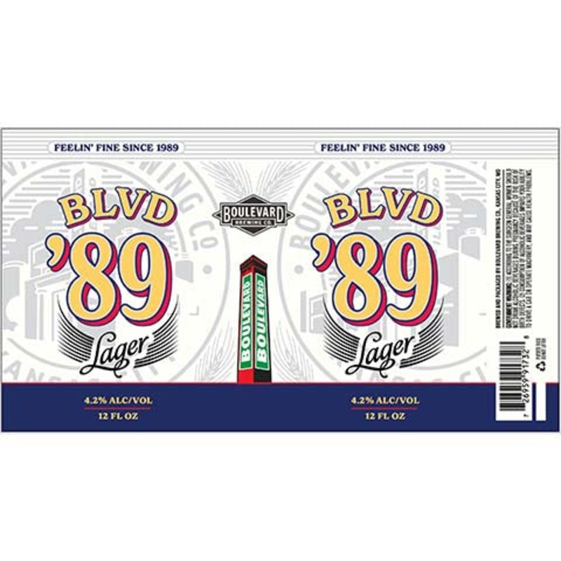 Boulevard ’89 Lager 12OZ SINGLE BTL