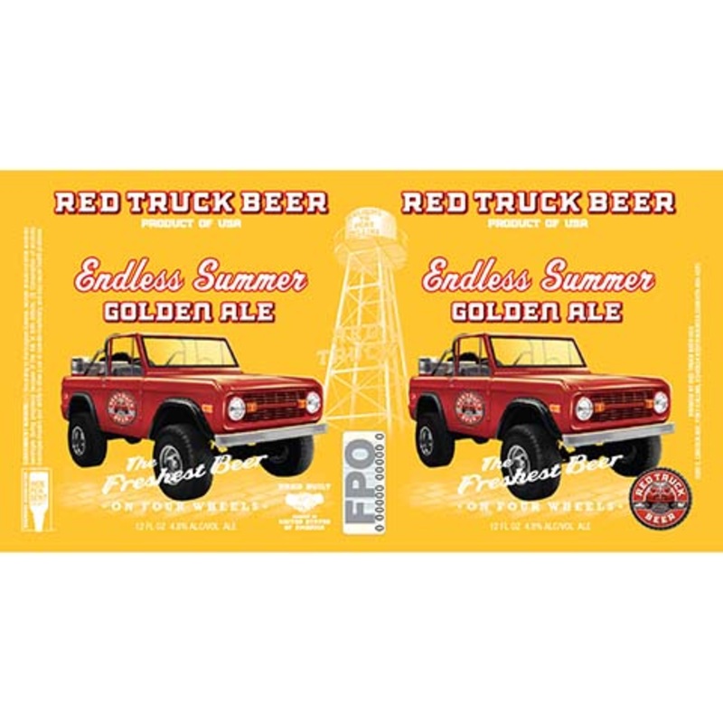 Red Truck Endless Summer Golden Ale 12OZ SINGLE BTL
