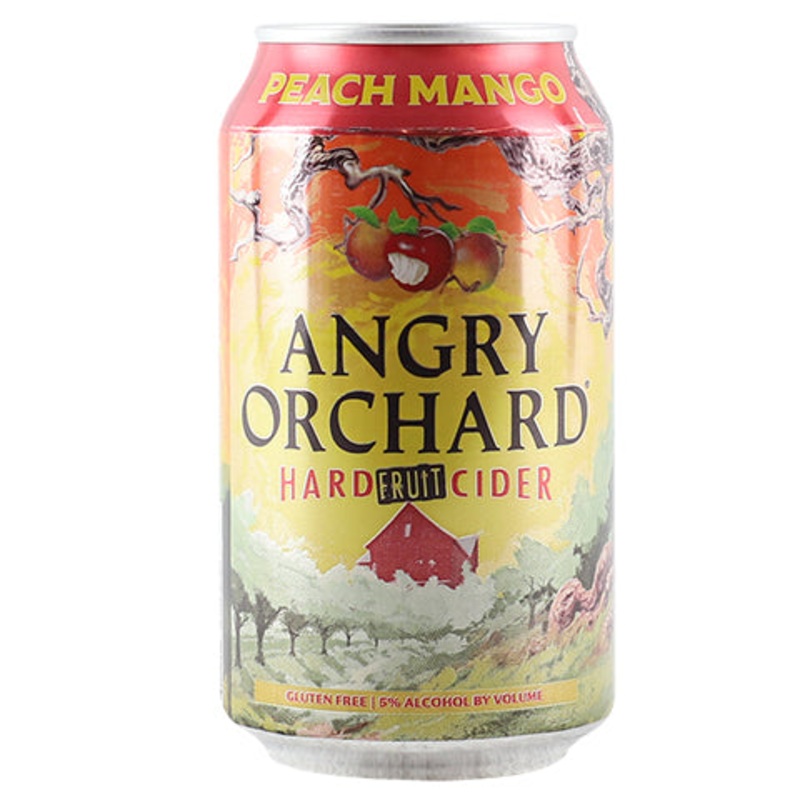 Angry Orchard Peach Mango Hard Fruit Cider 12OZ SINGLE CAN