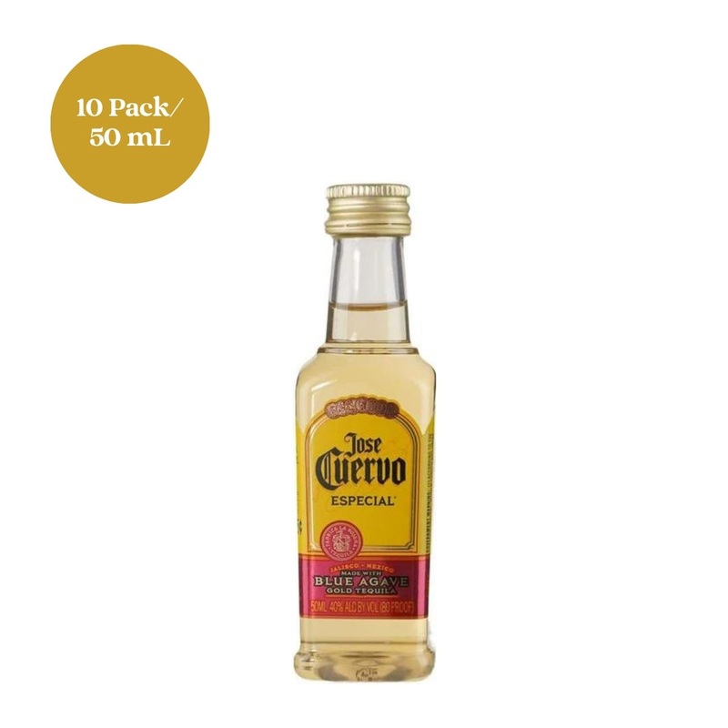 Jose Cuervo Especial Gold Tequila 10x50mL Shots