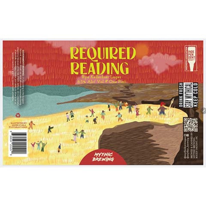 Mythic Required Reading Lager 16OZ SINGLE CAN