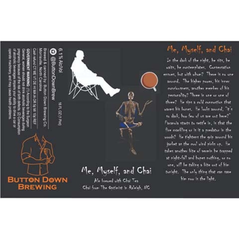 Button Down Me, Myself, and Chai Ale 16OZ SINGLE CAN