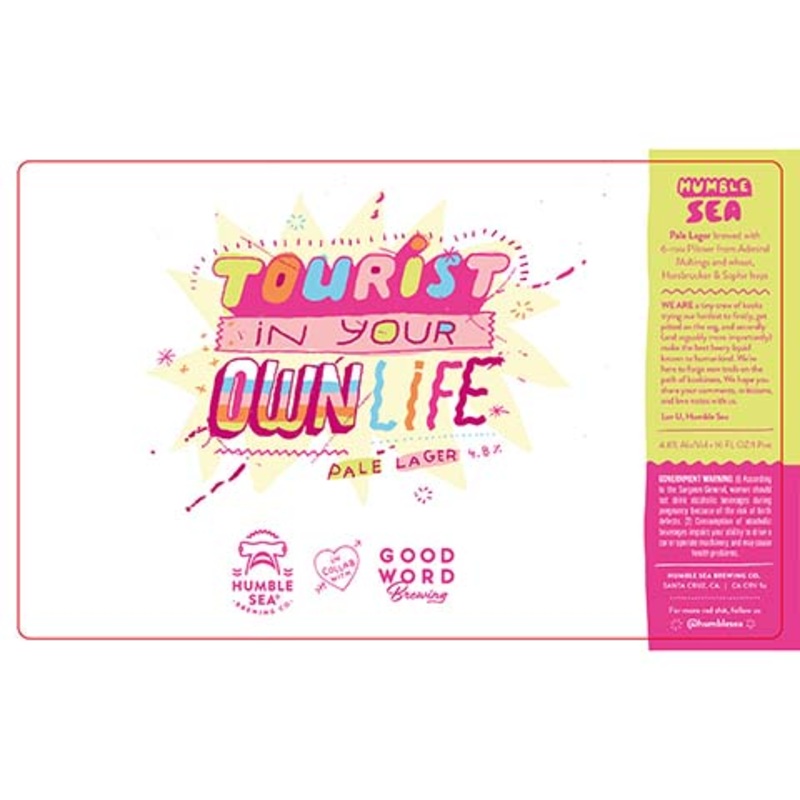 Humble Sea Tourist In Your Own Life Pale Lager 16OZ SINGLE CAN