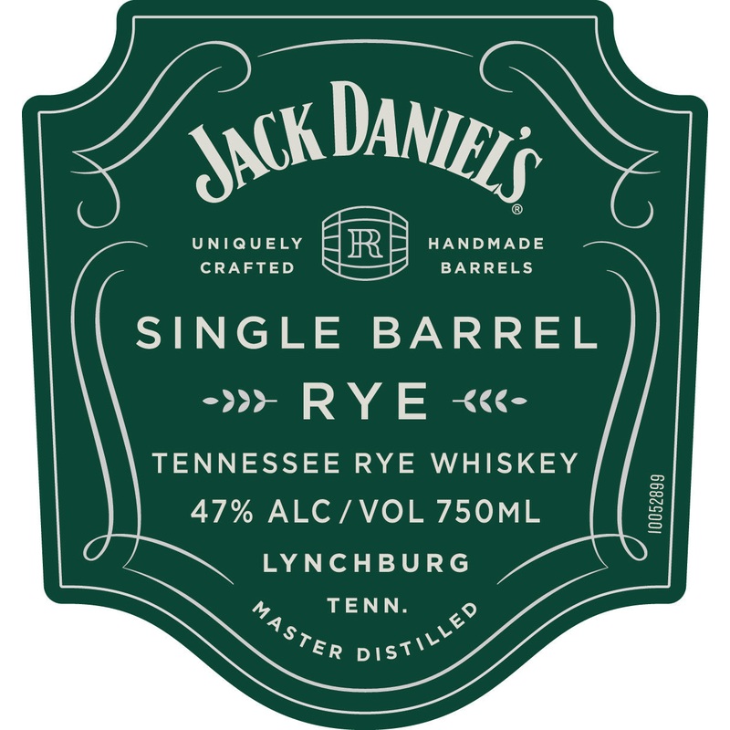 Jack Daniels Single Barrel Rye Tennessee Whiskey