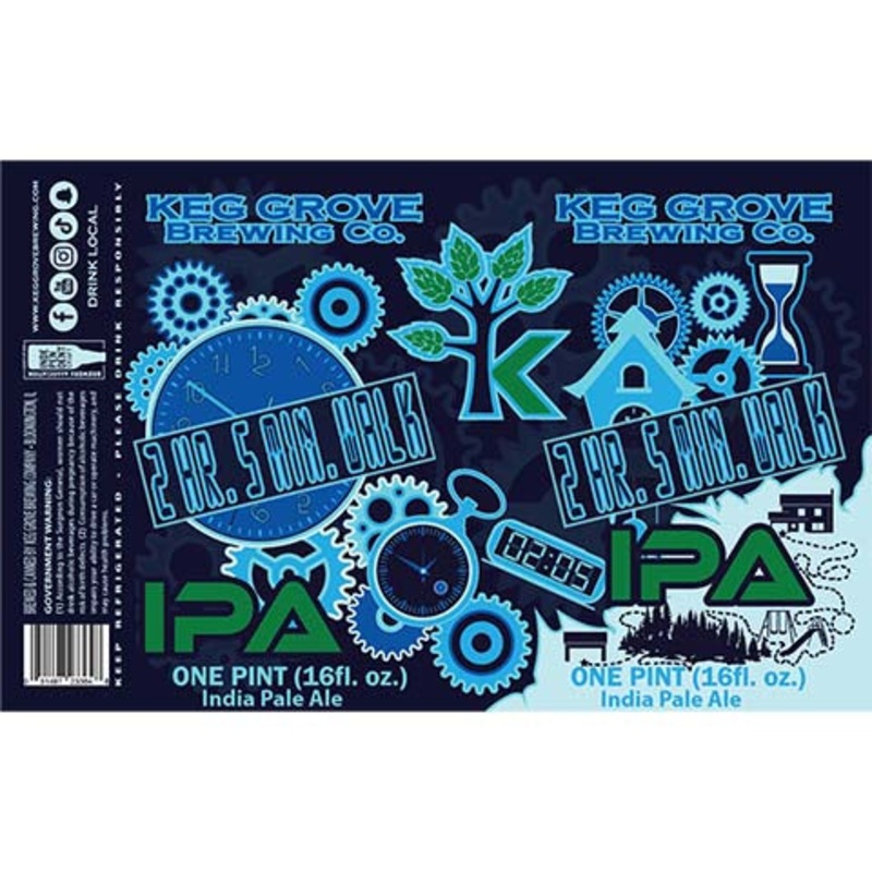 Keg Grove 2 Hr. 5 Min. Walk IPA 16OZ SINGLE CAN