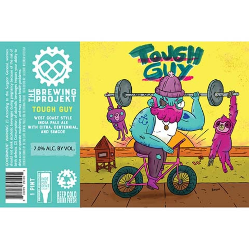 The Brewing Projekt Tough Guy West Coast IPA 16OZ SINGLE CAN