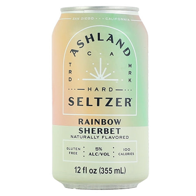 Ashland Rainbow Sherbet Seltzer 12OZ SINGLE CAN