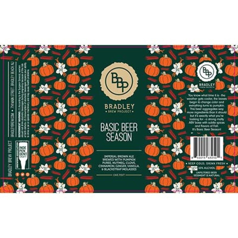 Bradley Brew Basic Beer Season Imperial Brown Ale 16OZ SINGLE CAN