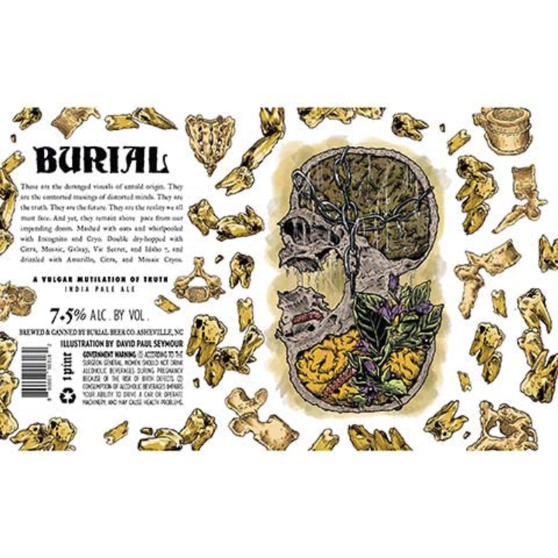 Burial A Vulgar Mutilation Of Truth IPA 16OZ SINGLE CAN