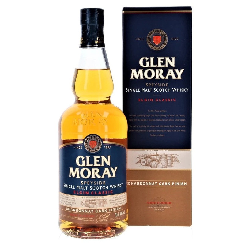 Glen Moray Classic Chardonnay Cask Finish Speyside Single Malt Scotch Whisky 750ML BTL