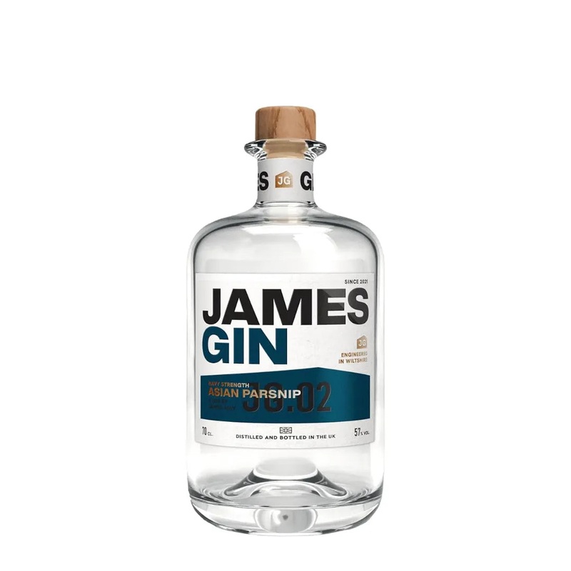 James Gin Navy Strength Asian Parsnip Gin 700mL