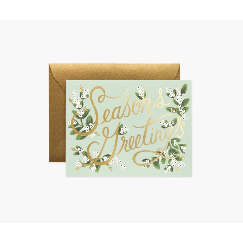 Rifle Paper Co. Mistletoe Season’s Greetings Card