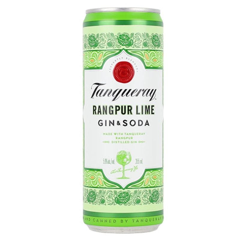 Tanqueray Rangpur Lime Gin & Soda 12OZ SINGLE CAN