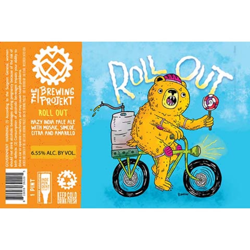 The Brewing Projekt Roll Out Hazy IPA 16OZ SINGLE CAN