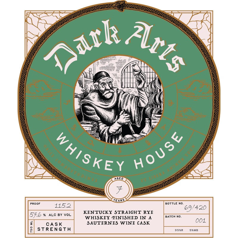 Dark Arts 7 Year Kentucky Straight Rye Whiskey Sauternes Cask Finish