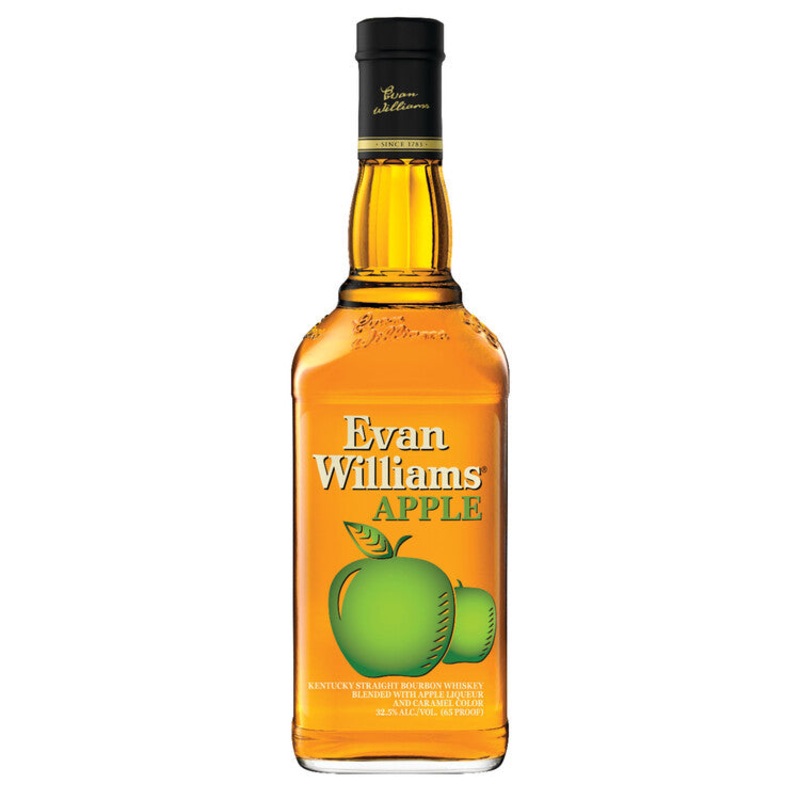 EVAN WILLIAMS APPLE WHISKEY LIQUEUR 65 750ML 750ML