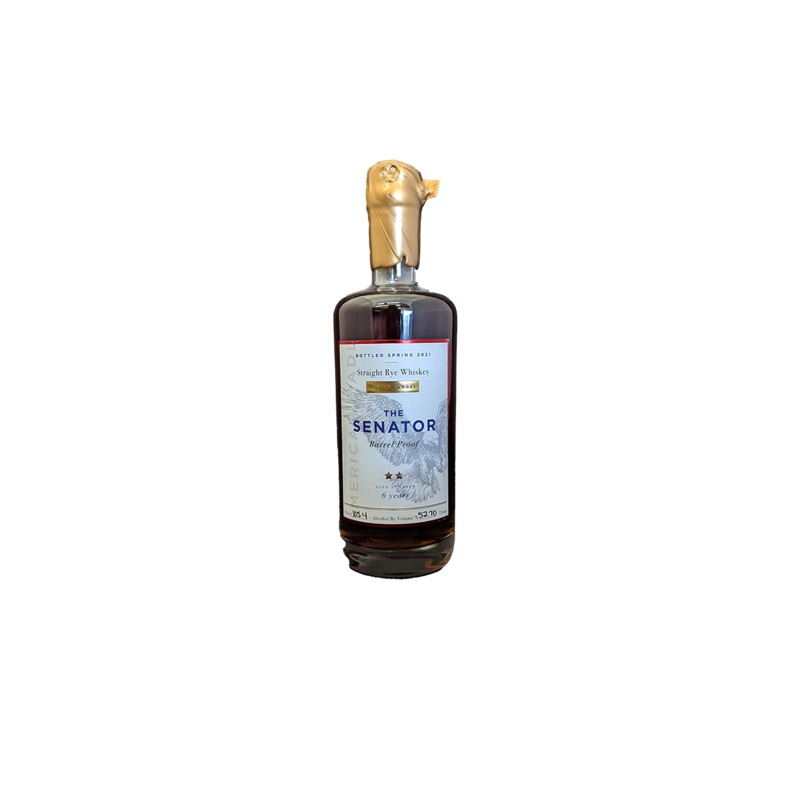 Proof & Wood The Senator Single Barrel Rye Whiskey 750ML