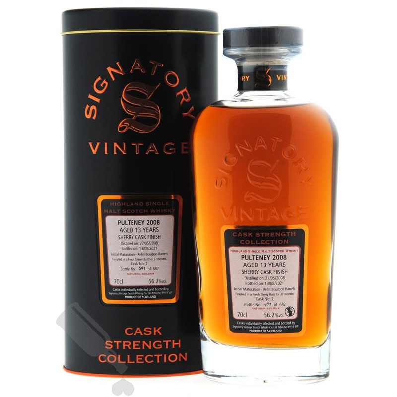 SIGNATORY PULTENEY 13YR 56.2% 2008 750 mL