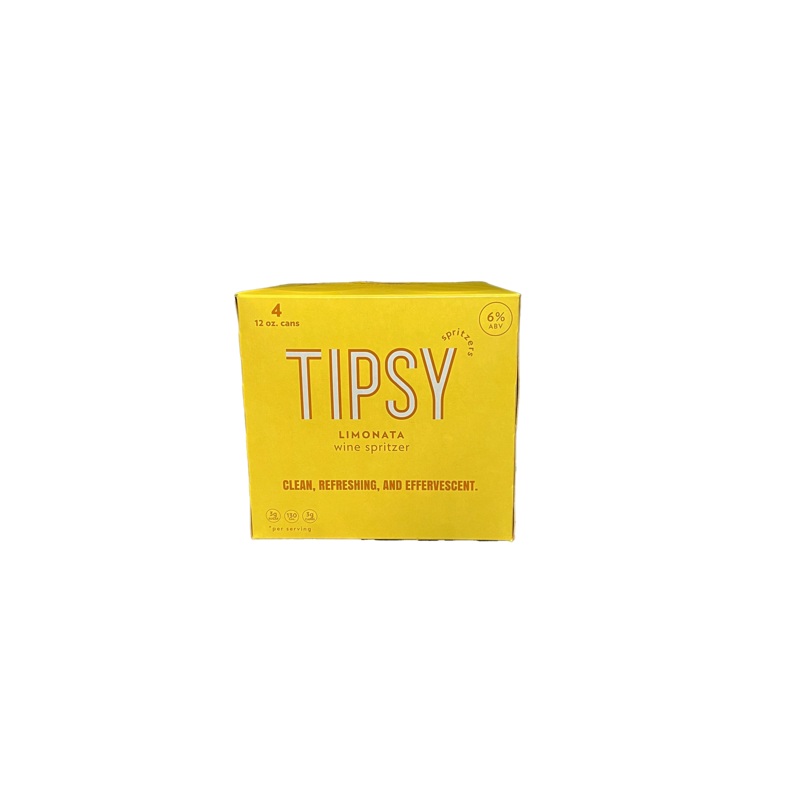 Tipsy Limonata Wine Spritzer 4 Pack Cans