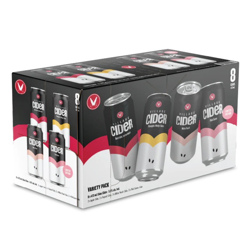 VILLAGE CIDER MIXER 473ML 8PK CAN @ Emerald Hills [1040458] 3784 ml