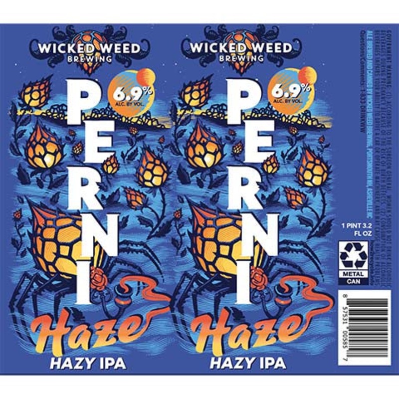 Wicked Weed Perni Haze Hazy IPA 19.2OZ SINGLE CAN