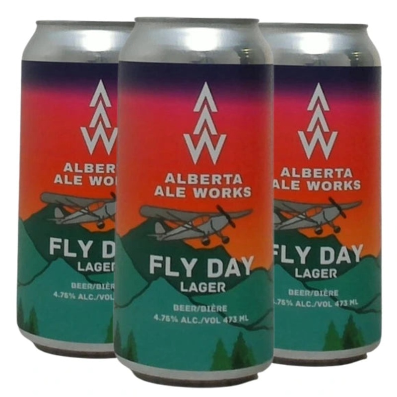 ALBERTA ALE WORKS FLY DAY LAGER 473ML 4PK CAN @ Windermere [1048272] 1892 ml