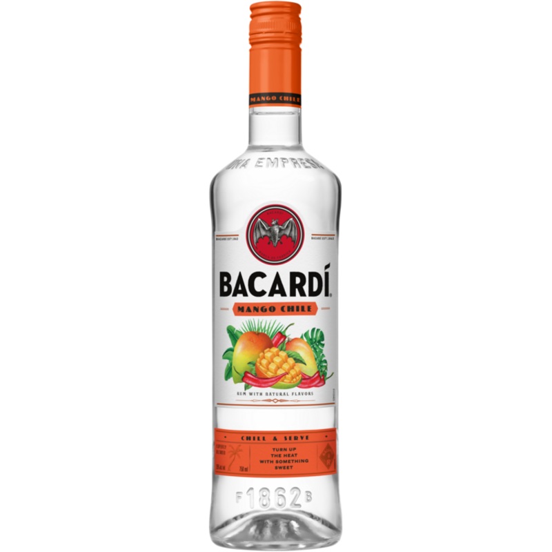BACARDI MANGO CHILE FLAVORED RUM 70 750ML 750ML