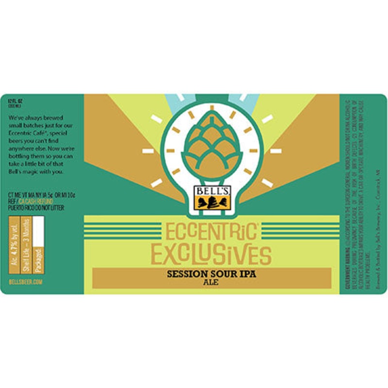 Bell’s Eccentric Exclusives Session Sour IPA 12OZ SINGLE BTL