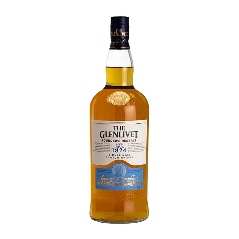 GLENLIVET FOUNDERS RESERVE SINGLE MALT SCOTCH WHISKY 1.14L @ Emerald Hills [1012460] 1140 ml
