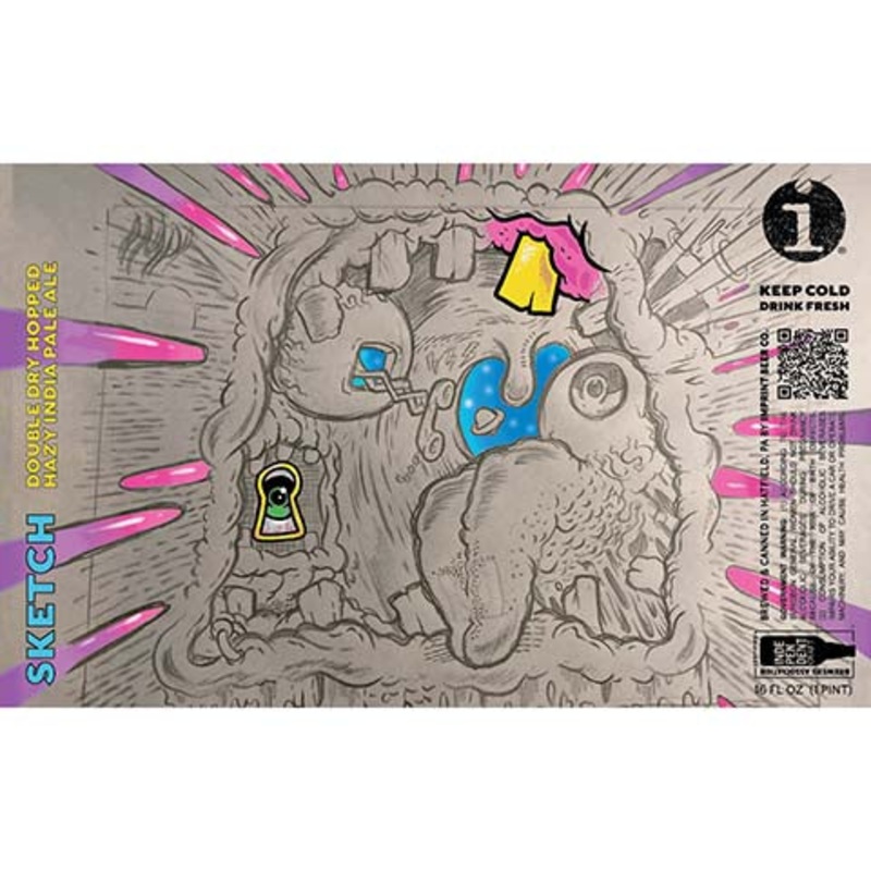 Imprint Beer Sketch DDH Hazy IPA 16OZ SINGLE CAN