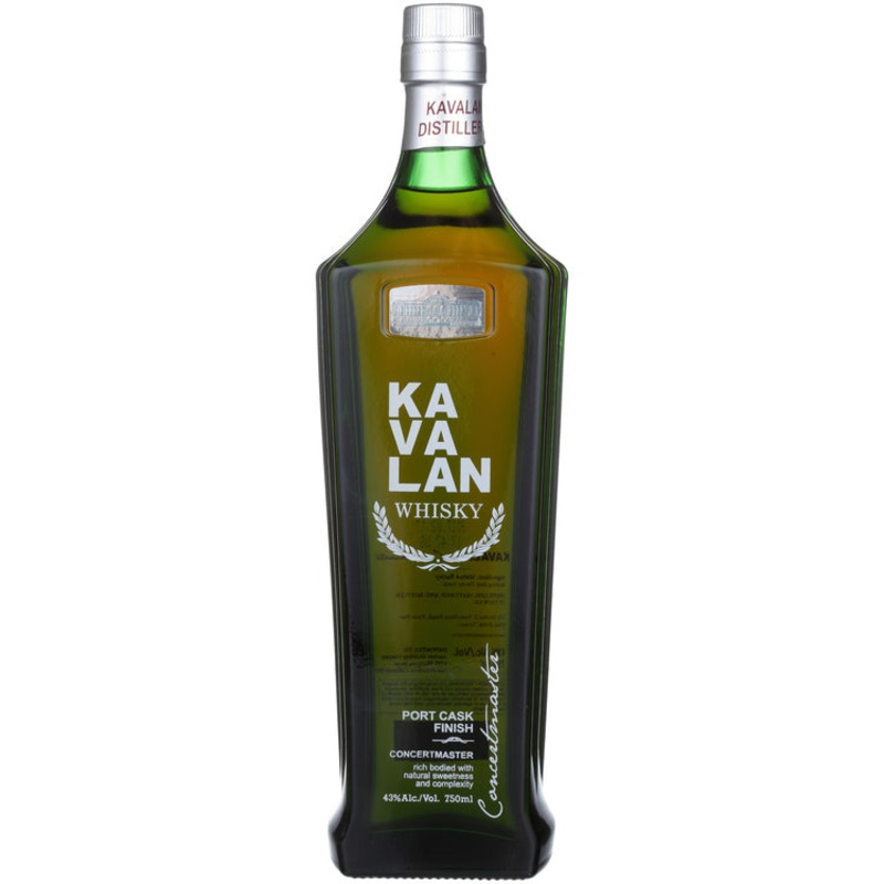 KAVALAN SINGLE MALT WHISKY CONCERTMASTER PORT CASK FINISH 86 750ML 750ML