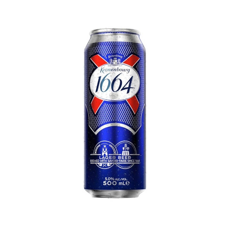 KRONENBOURG 1664 LAGER 473ML CAN @ Emerald Hills [1000670] 473 ml