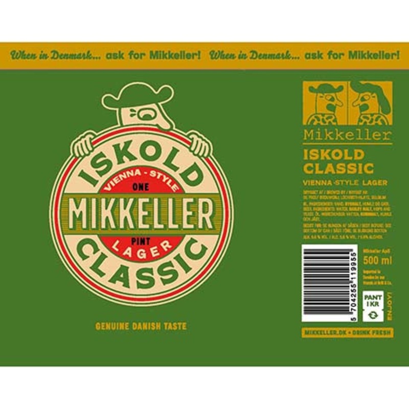 Mikkeller Iskold Classic Vienna-Style Lager 500ML BTL