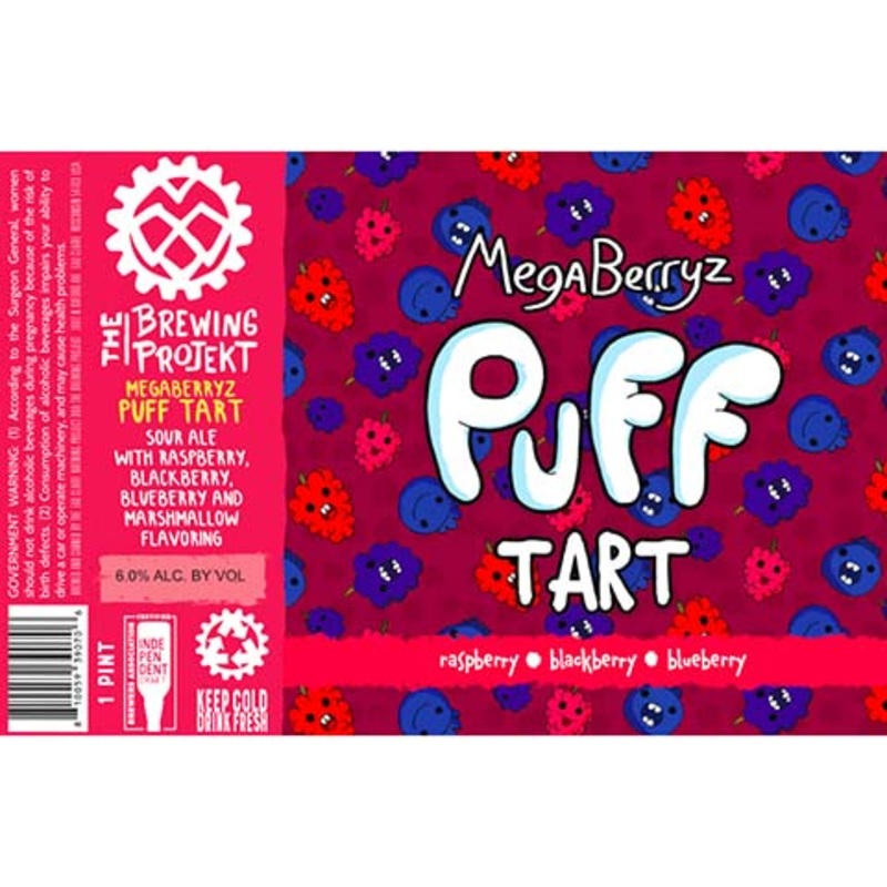 The Brewing Projekt MegaBerryz Puff Tart 16OZ SINGLE CAN
