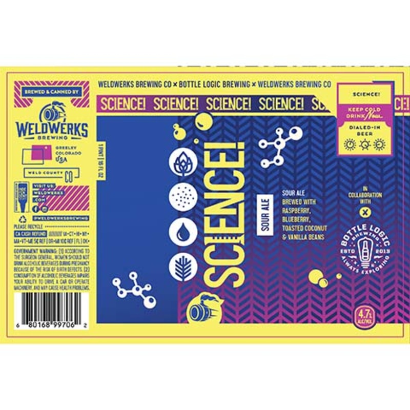Weldwerks Science! Sour Ale 16OZ SINGLE CAN